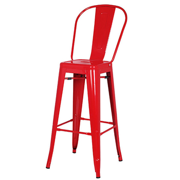 N-A1006 Tolix Bar Stool With Back