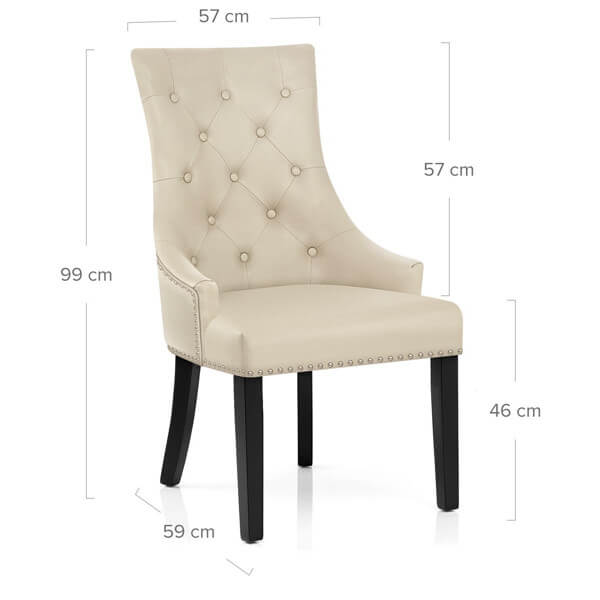 N-122 Upholstered Dining Chairs dimension