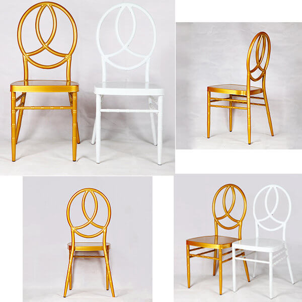 gold phoenix chairs and white phoenix chairs
