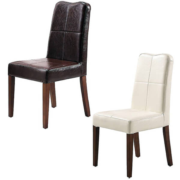 Wholesale parsons chairs brown and white