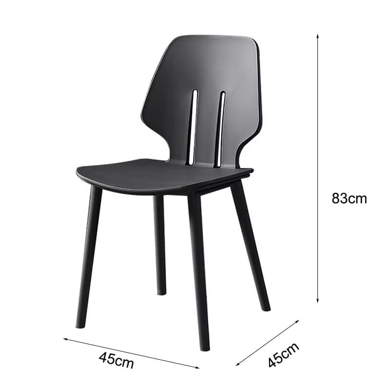size of plastic chairs for sale
