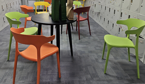 plastic stacking chairs