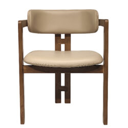 N-C7008 Modern Leather Wood Restaurant Chairs