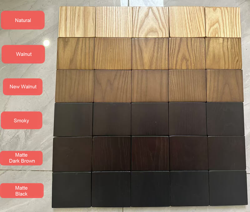 wood stool frame color options