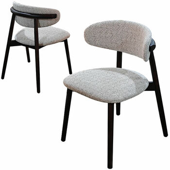 N-C7009 Modern Upholstered Fabric Dining Chairs